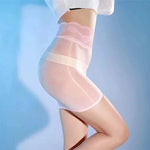 Shiny Lace Mini Skirt