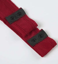 Solid Red Mesh Corset Bodysuit