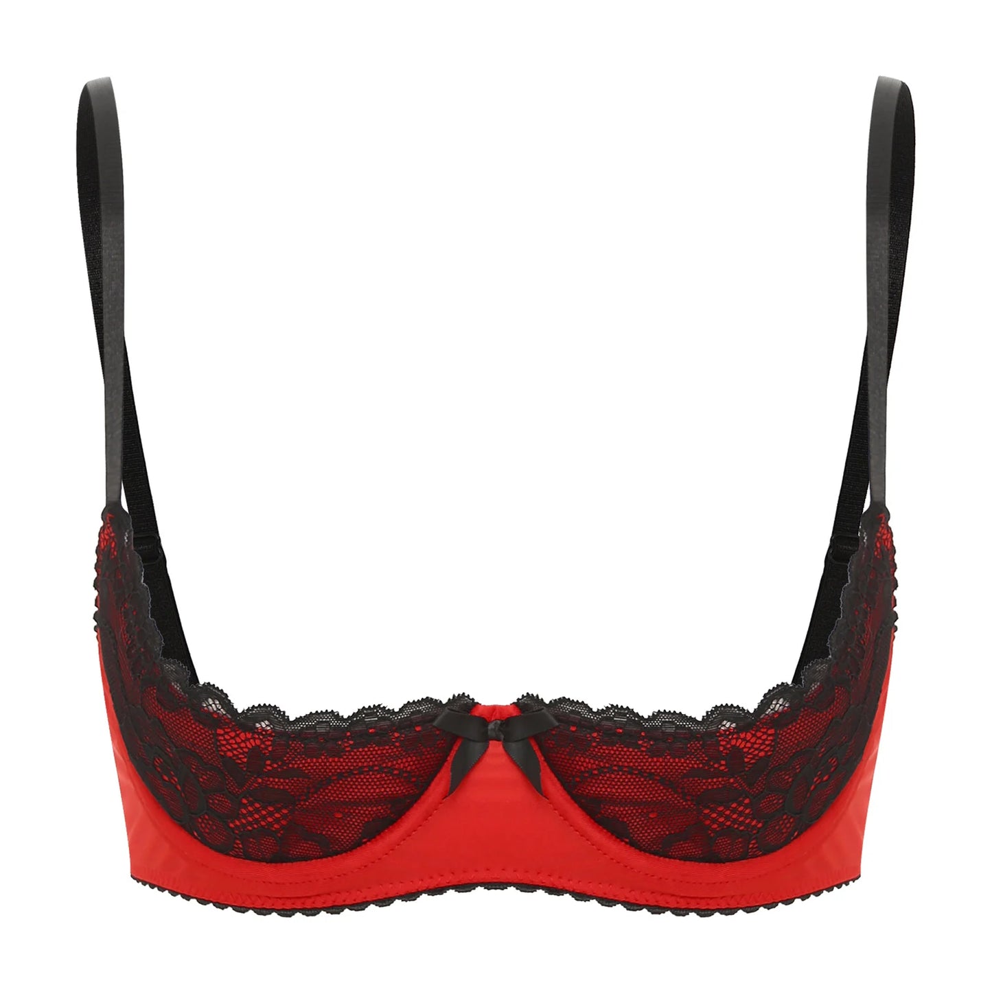 Womens Sexy Half Cup Bra