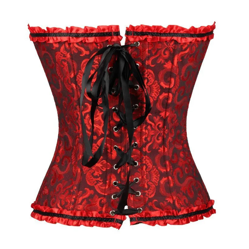 Sexy Slimming Corsets Waist Trainer Body Shaper Bustier Fajas Gothic Corset Lace Up Boned Corselete Shapewear Women Clothes