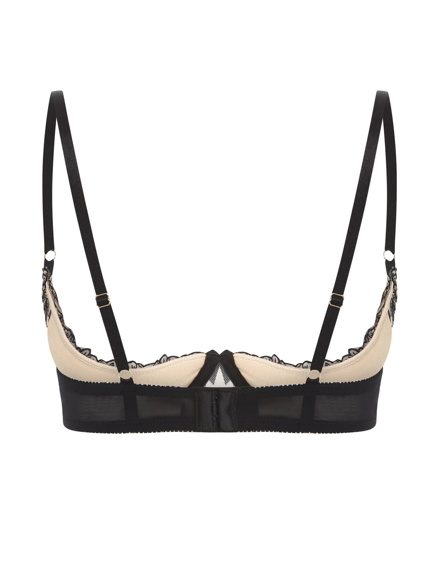Women Sexy Low Cut Embroidery Push Up Bra
