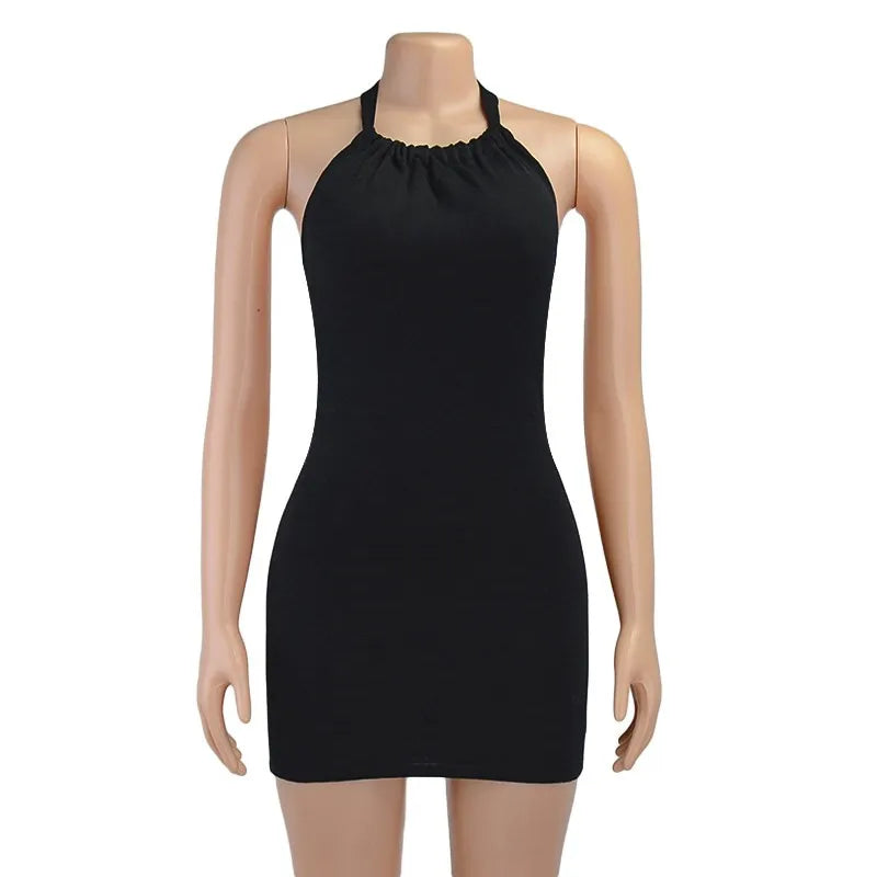 Y2K cross-border hot selling women's vacation swimwear from Europe and America, sexy bag buttocks, backless suspender dress