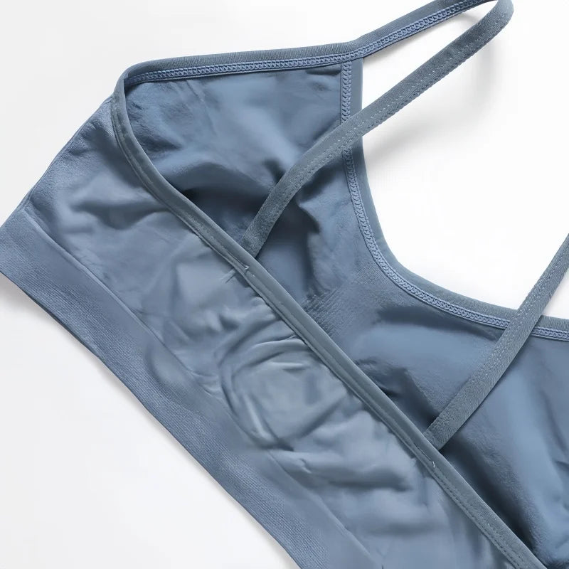 Women’s Seamless Backless Crop Tank Camisole – Unlined Comfort Lingerie Top