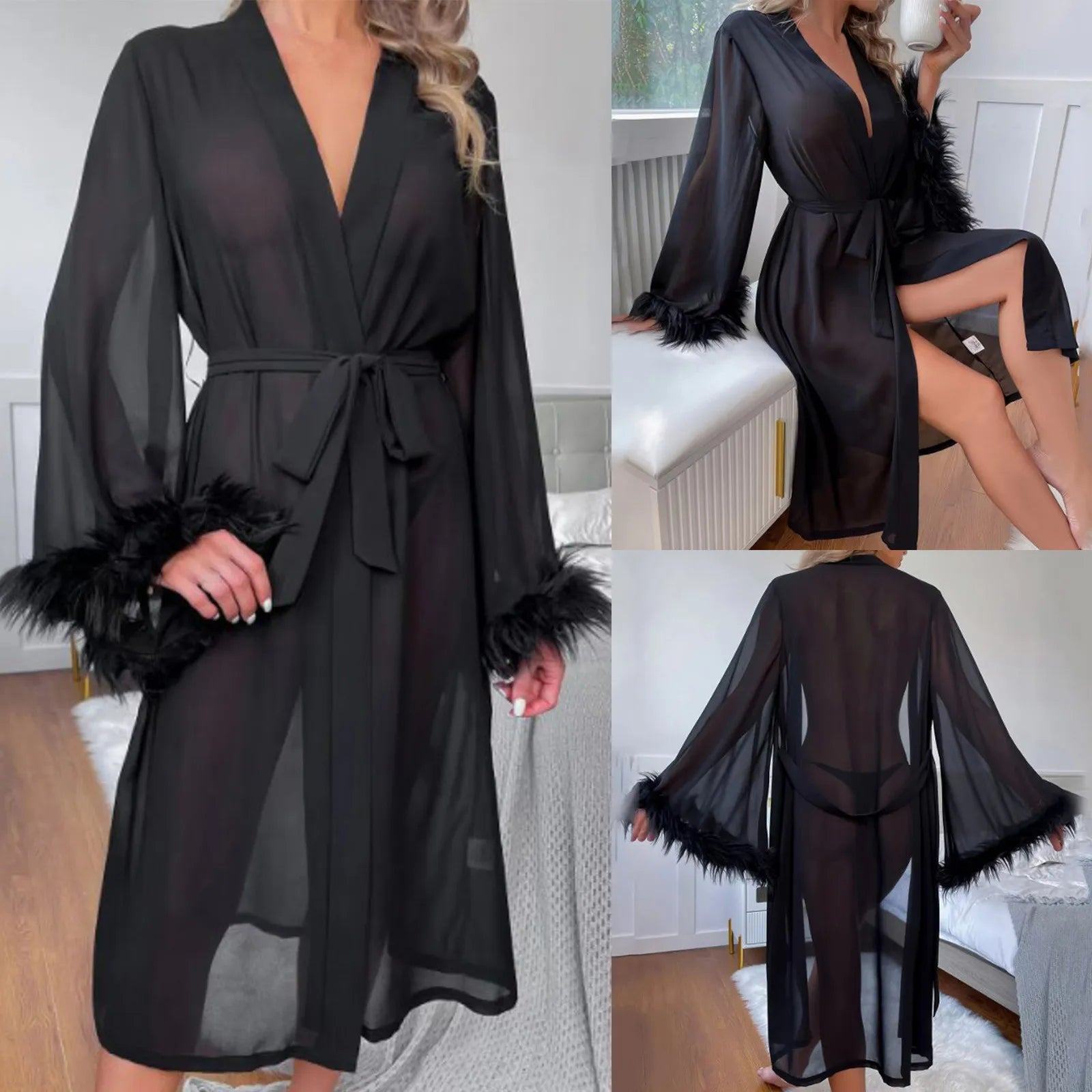 Clothes For Women Sexy Lingerie Women Fashion Lacing Sexy Lingerie Tulle Underwear Dress Thong Sexy Nighties For Women Two Piece