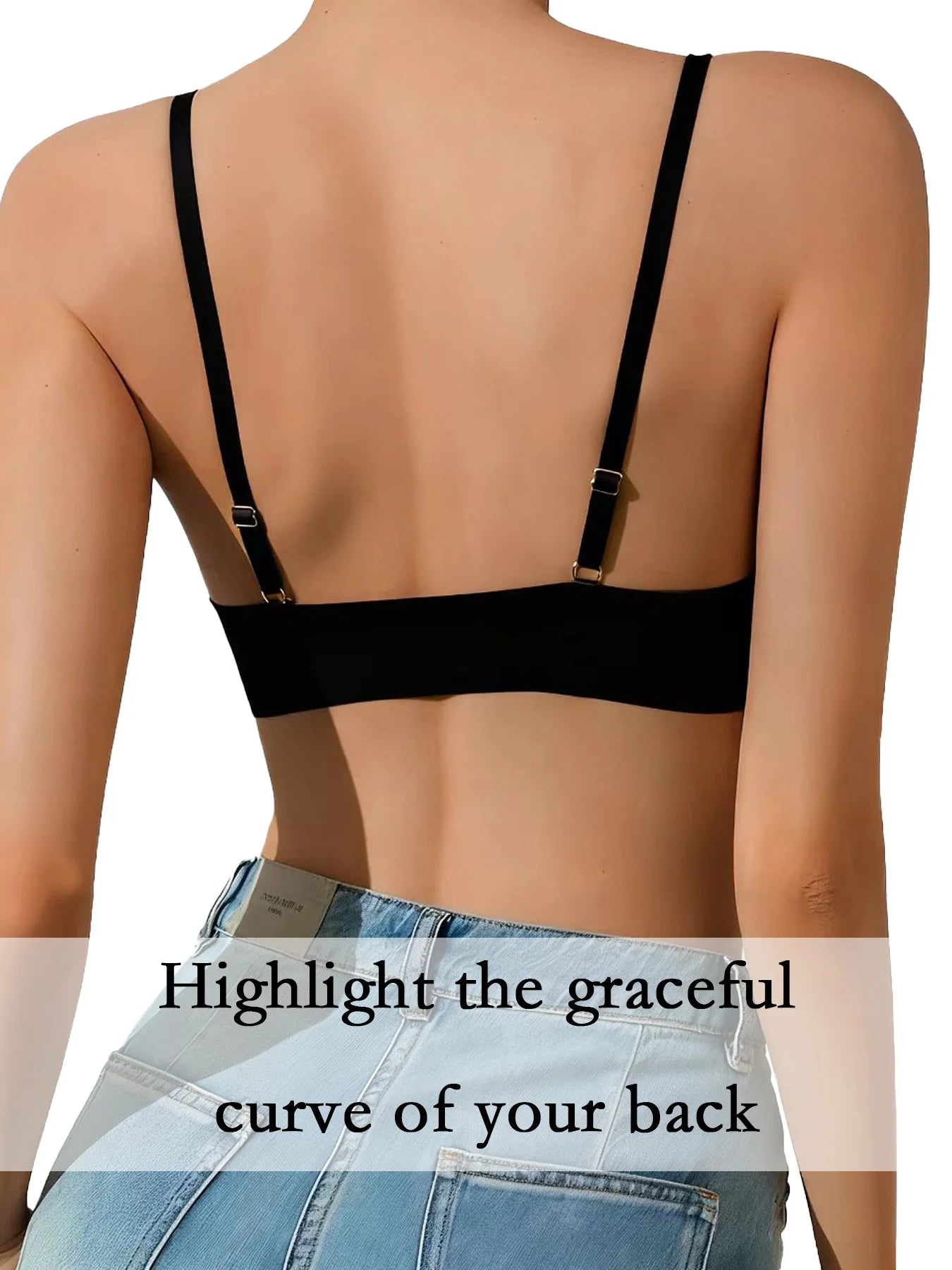 Women's Wireless Front Closure Push-Up Bras - 7 Pack Colored Seamless T-Shirt Lingerie with Removable Padding