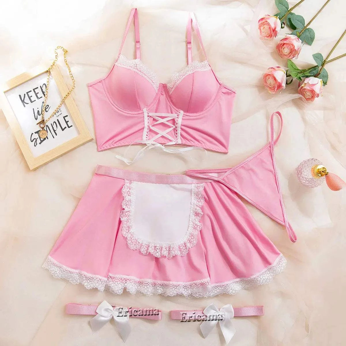 Cosplay Sexy Erotic Lingerie Women Bra And Panty Garters Sexy Lingerie Sets For Sex Women's Underwear Set Female Sexy Costumes