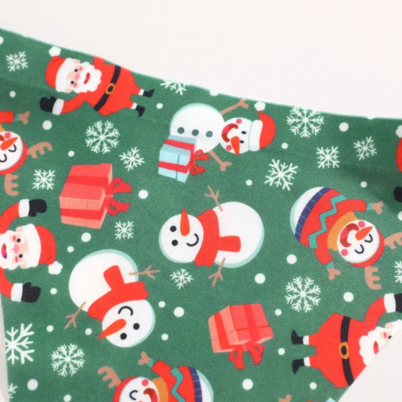 New 4Pcs Christmas Print Underwear Breathable Shiny Belt Thong Women Skin-friendly Fashionable Casual Christmas Gifts