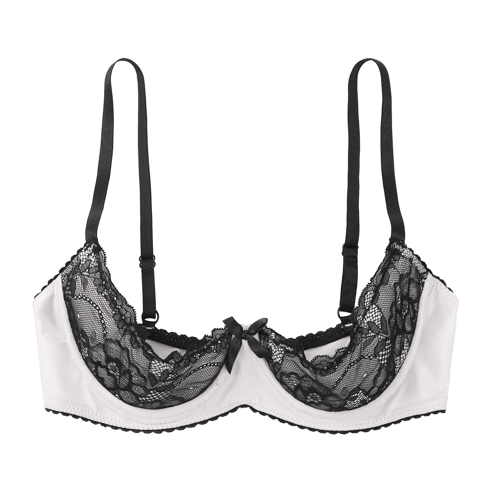 Womens Sexy Half Cup Bra