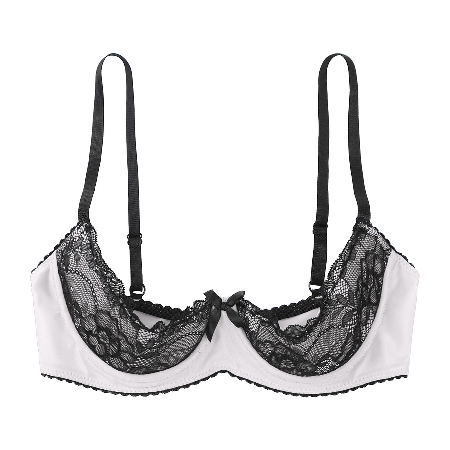 Womens Sexy Half Cup Bra