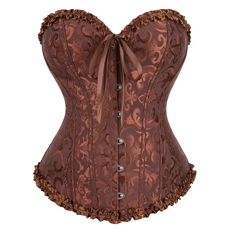 Sexy Slimming Corsets Waist Trainer Body Shaper Bustier Fajas Gothic Corset Lace Up Boned Corselete Shapewear Women Clothes