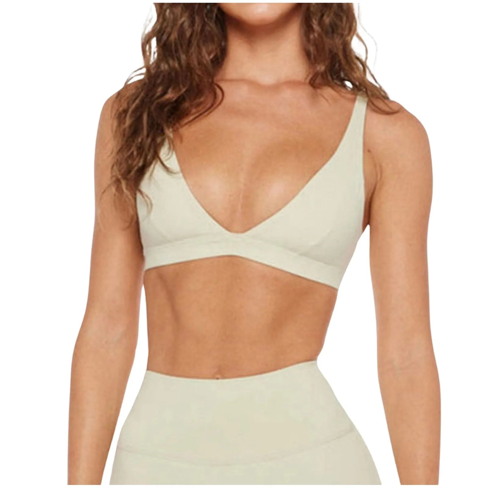 Crop Top Tanks For Women Loose Breathable Cool Liftup Air Bra 2024 New Chic Sports Bra White Top Push Up Basics Sports Bra топик