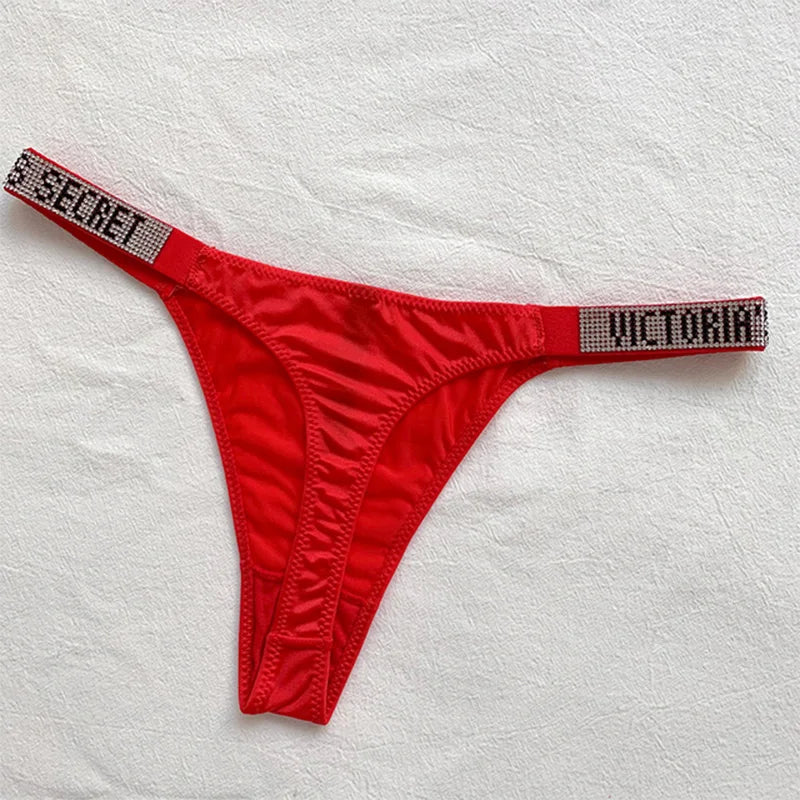 2025 New Women'S Underwear, Smooth Low-Waisted Sexy Women'S Thong, Attractive, Breathable, Shiny, Sexy And Comfortable In One，B