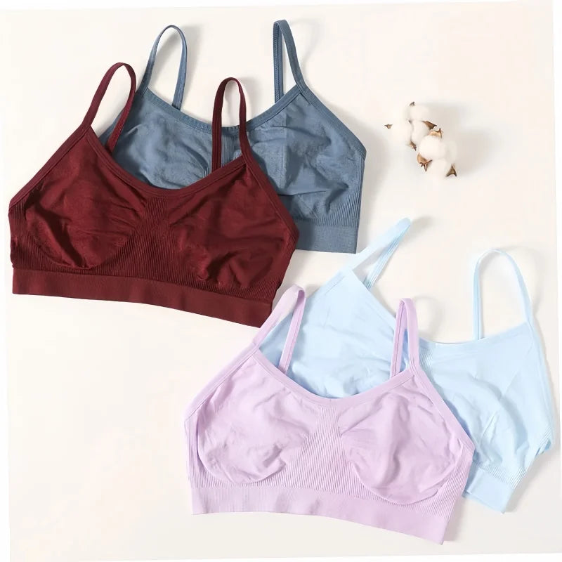 Women’s Seamless Backless Crop Tank Camisole – Unlined Comfort Lingerie Top