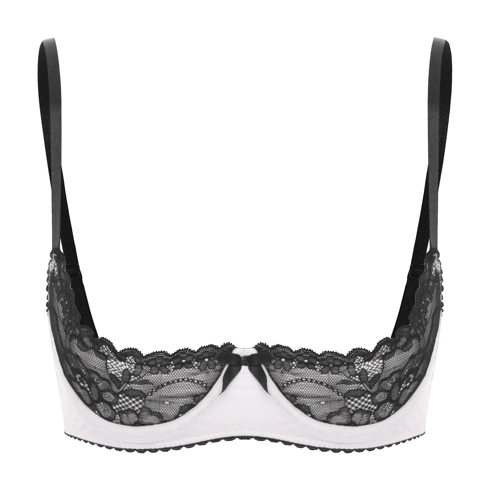 Womens Sexy Half Cup Bra