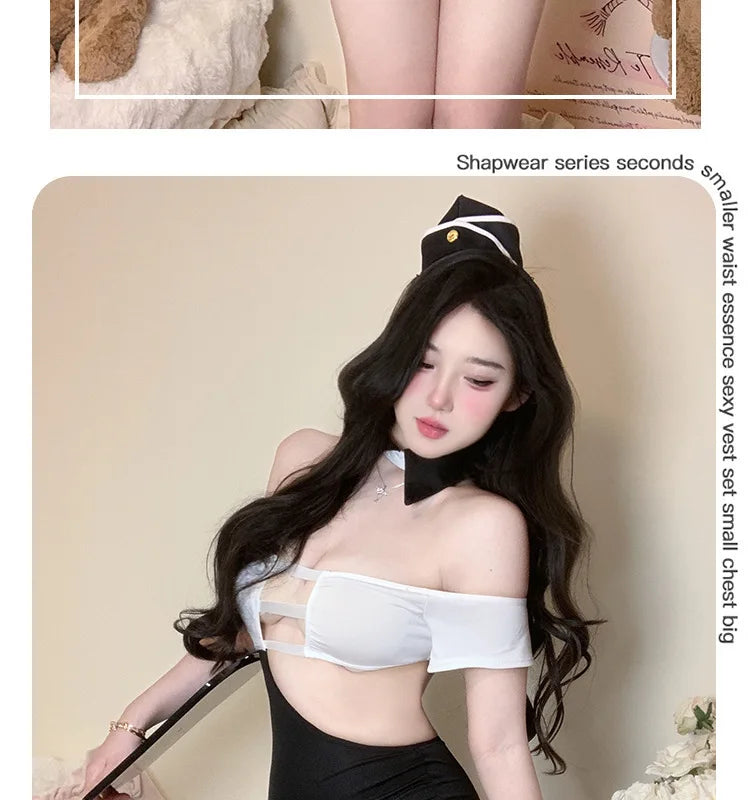 Sexy Strap Hollow Out Chest Secretary Tight Bag Hip Tank Mini Dress Pure Dress Elegant Sweet Korean Women 2025 New HI2D