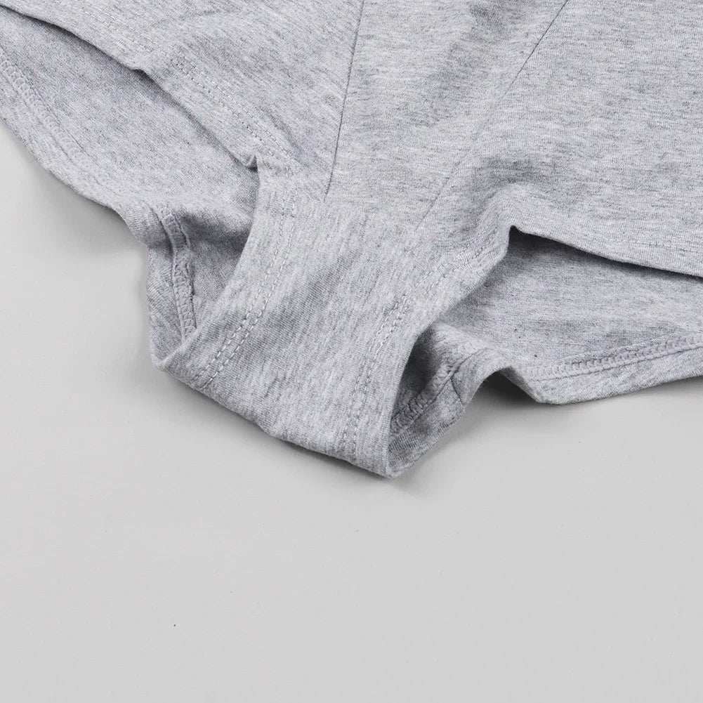 Ladies Solid color boxers Briefs Comfortable Female Underwear Sporty Style Casual Sexy Panties for Women S-XL