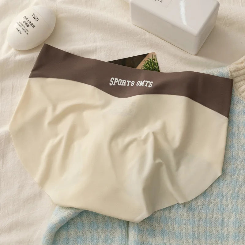 Women’s Ultra-Thin Seamless Invisible Briefs – Summer Sports Panties Comfy Lingerie