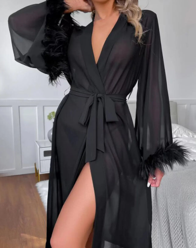 Clothes For Women Sexy Lingerie Women Fashion Lacing Sexy Lingerie Tulle Underwear Dress Thong Sexy Nighties For Women Two Piece