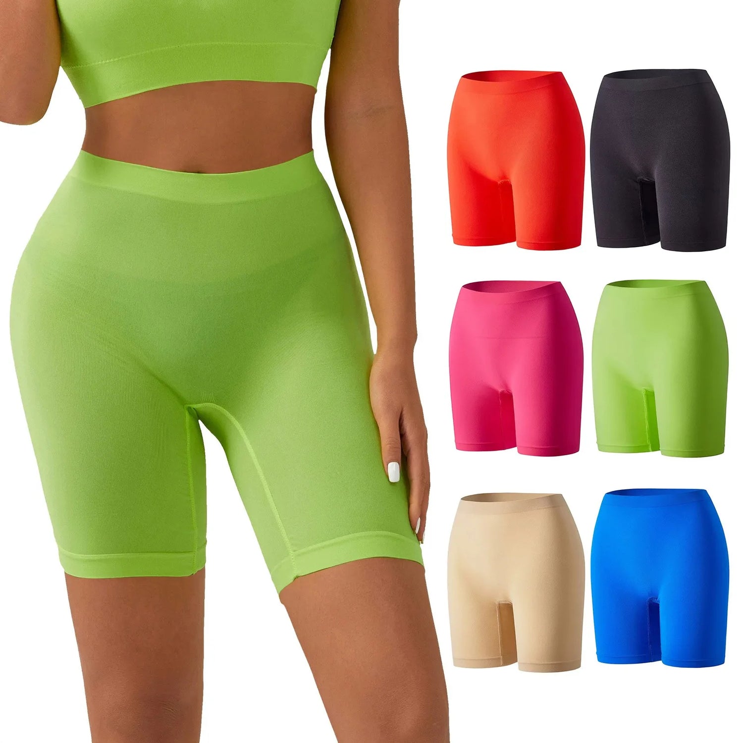 Summer Thin Fitness Shorts Push Up Women Panty Sexy Gym Biker Shorts Short Feminino Leggings Workout Clothing Shorts Underwear