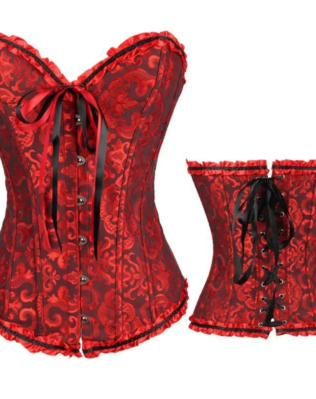 Sexy Slimming Corsets Waist Trainer Body Shaper Bustier Fajas Gothic Corset Lace Up Boned Corselete Shapewear Women Clothes