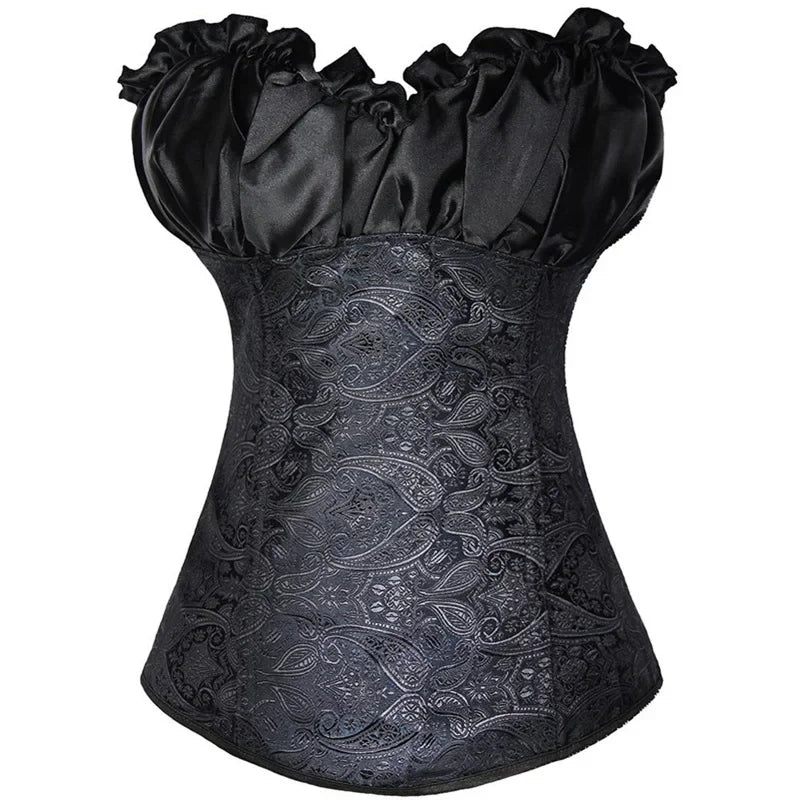 Sexy Slimming Corsets Waist Trainer Body Shaper Bustier Fajas Gothic Corset Lace Up Boned Corselete Shapewear Women Clothes