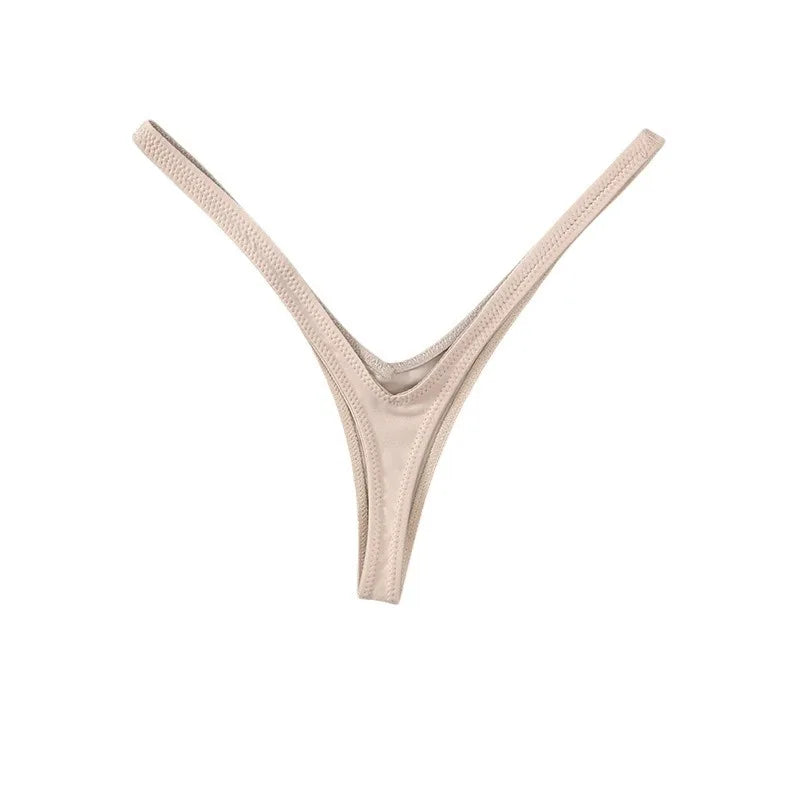 Women New Style Women Secret Clothes Deep V Thong Breathable Sexy Low Waist Brazilian Underwear Soft Thin Straps Women's Panties