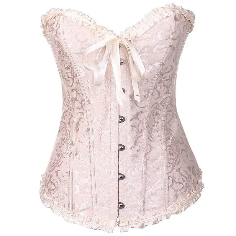 Sexy Slimming Corsets Waist Trainer Body Shaper Bustier Fajas Gothic Corset Lace Up Boned Corselete Shapewear Women Clothes