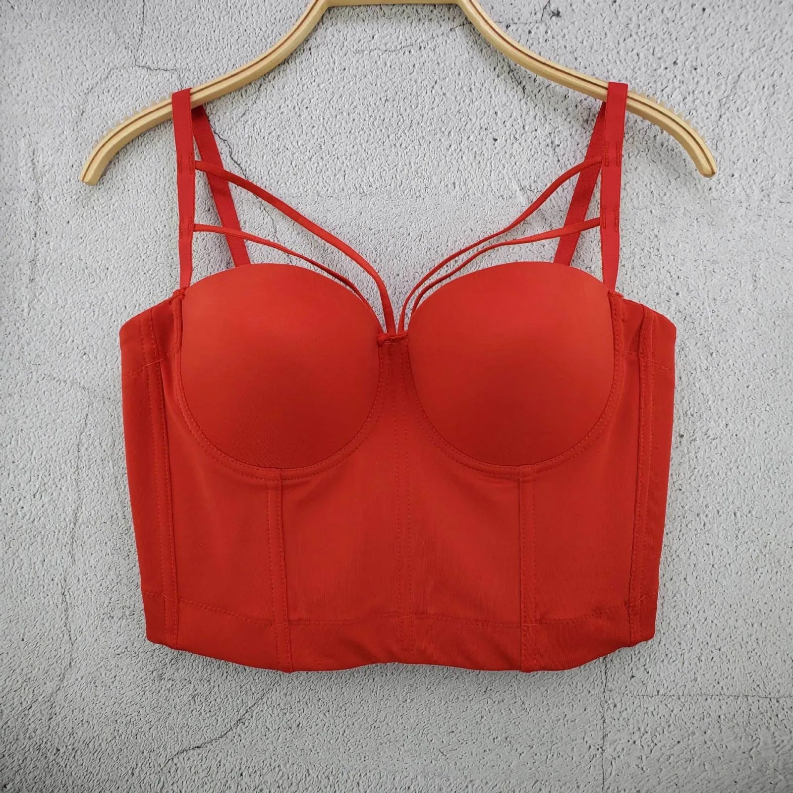 Mesh Perspective Splicing Bead Wrapped Chest Top Underwire Buttoned Summer Tube Top Party Corset Vest Cotton Tops Plus Size