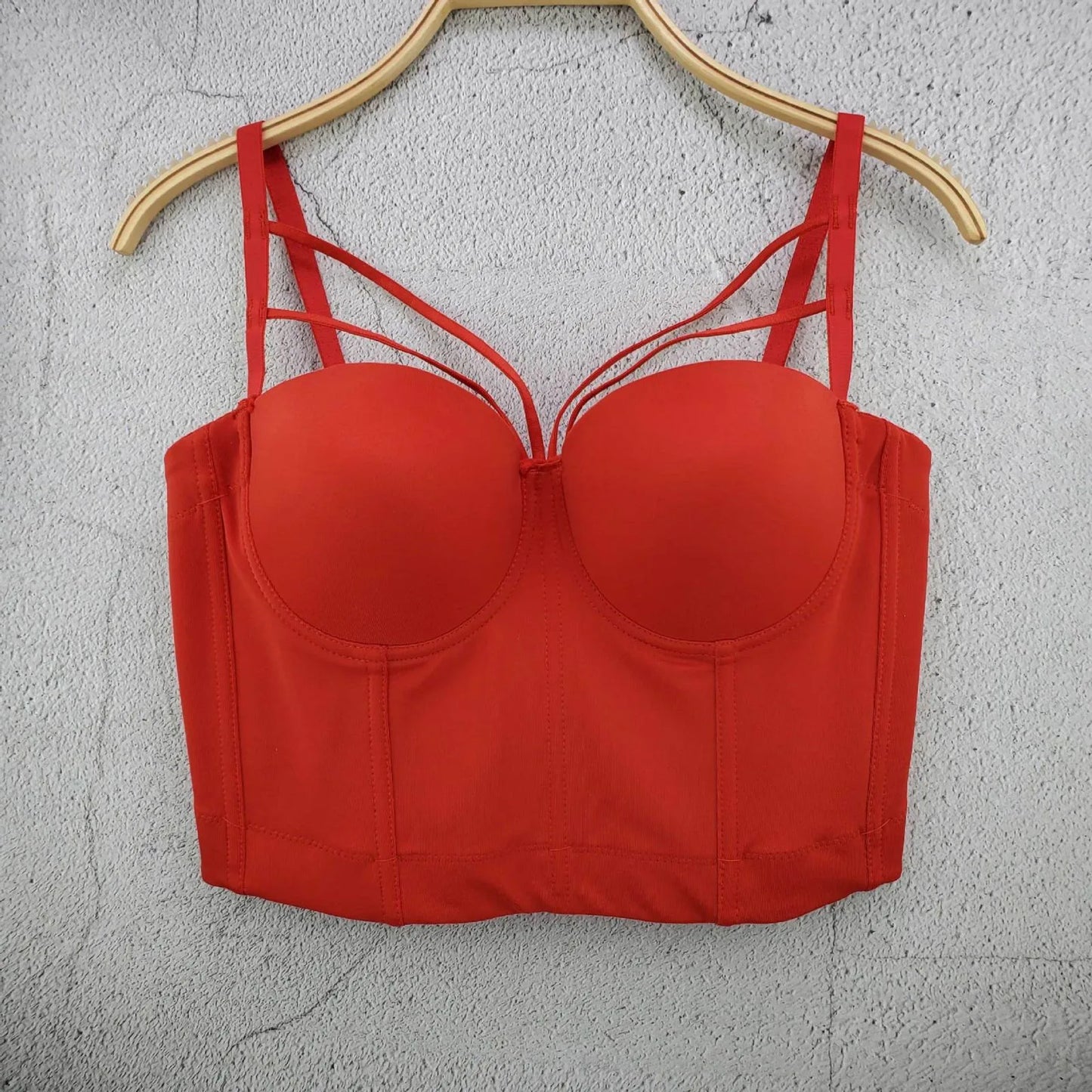 Mesh Perspective Splicing Bead Wrapped Chest Top Underwire Buttoned Summer Tube Top Party Corset Vest Cotton Tops Plus Size