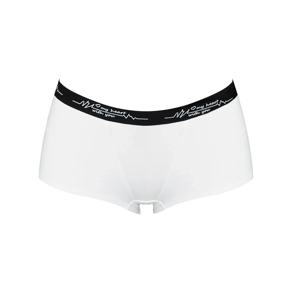Ladies Solid color boxers Briefs Comfortable Female Underwear Sporty Style Casual Sexy Panties for Women S-XL