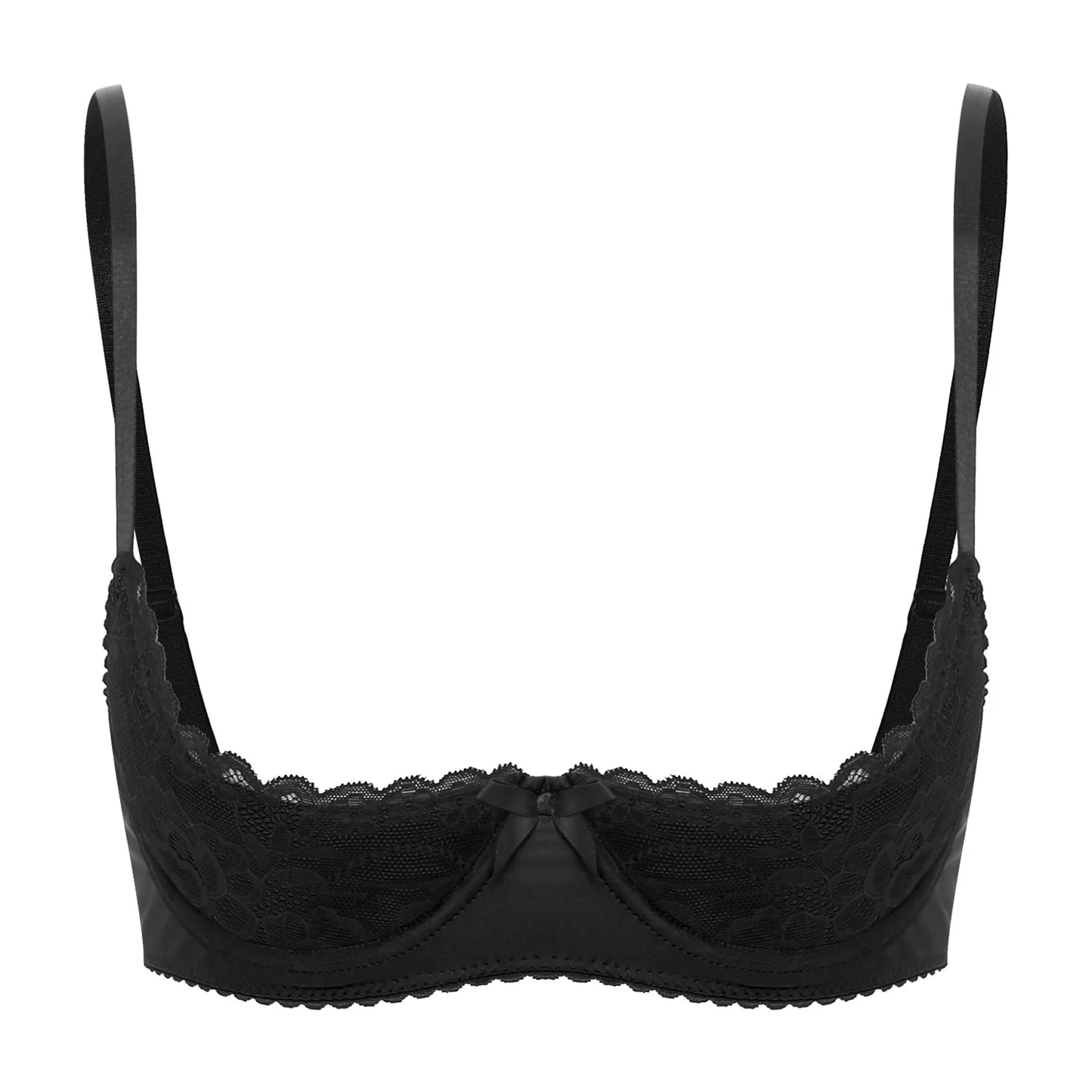 Womens Sexy Half Cup Bra