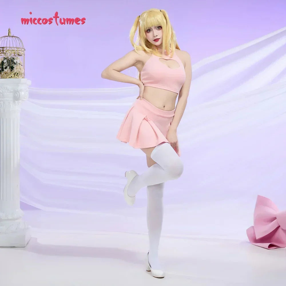 Misa Cosplay pink Costume