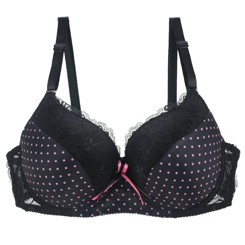 DaiNaFang New Lace Bras 34/75 36/80 38/85 40/90 42/95 44/100 BCDE Underwear For Women Push Up Lingerie