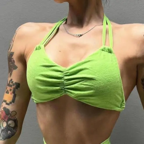 FINETOO 1PCS Women's Push-up Strapless Bras Front Buckle Brassiere