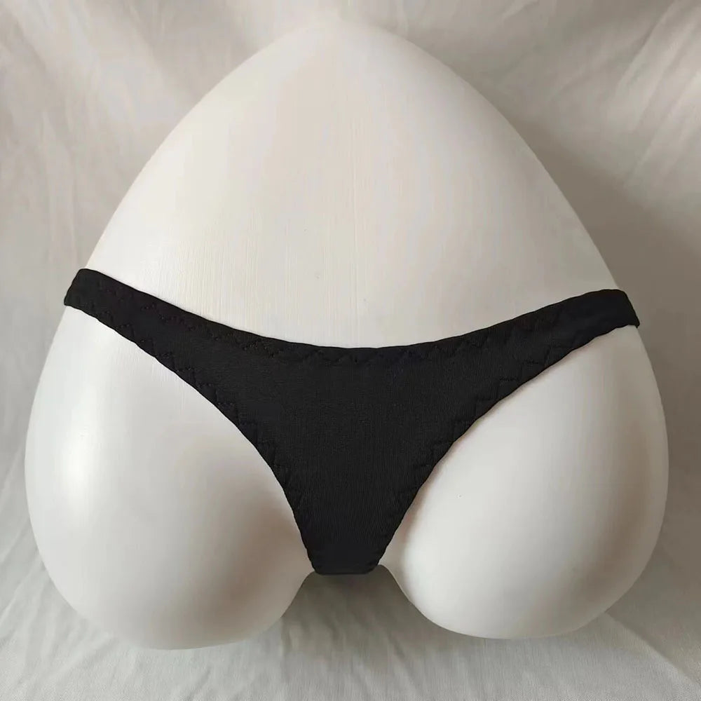 Women‘s Panties Solid G-strings Thongs Sexy Low Waist Temptation Lingeries Underwear For Ladies Brief Female Bikini Underpant