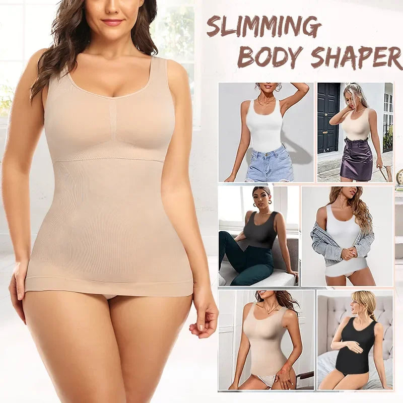 Tank Tops Camisole with Built in Padded Bra Vest Cami Shelf Bra Women Casual Wide Strap Tank Top with Built in Removable Bra