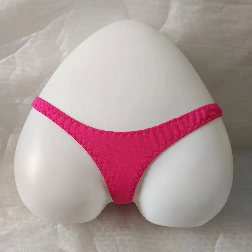 Women‘s Panties Solid G-strings Thongs Sexy Low Waist Temptation Lingeries Underwear For Ladies Brief Female Bikini Underpant