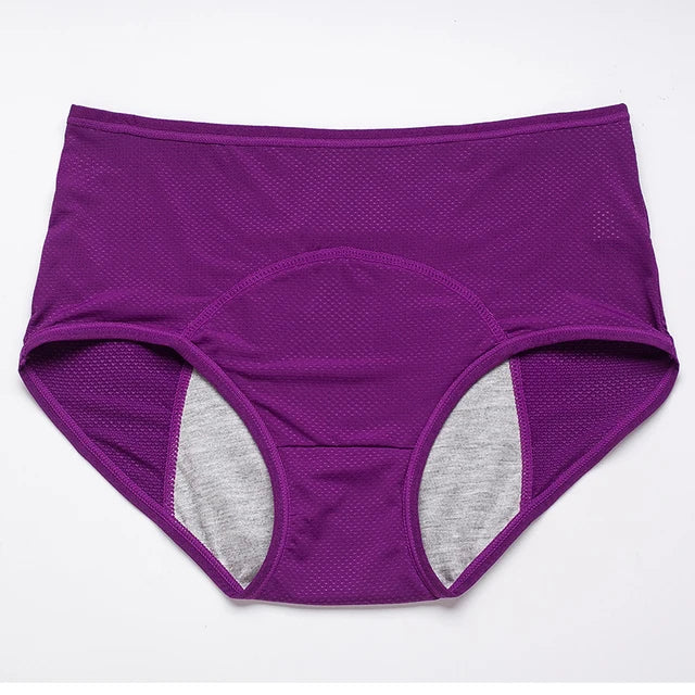 Leak Proof Menstrual Panties Underwear Period Physiological Pants Women Waterproof Briefs Plus Size  L-8XL Female Lingerie
