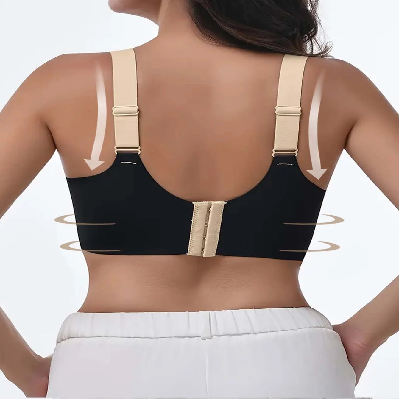 8-piece women's high-intensity sports bra - shock-absorbing and anti sagging design, breathable and elastic sports top