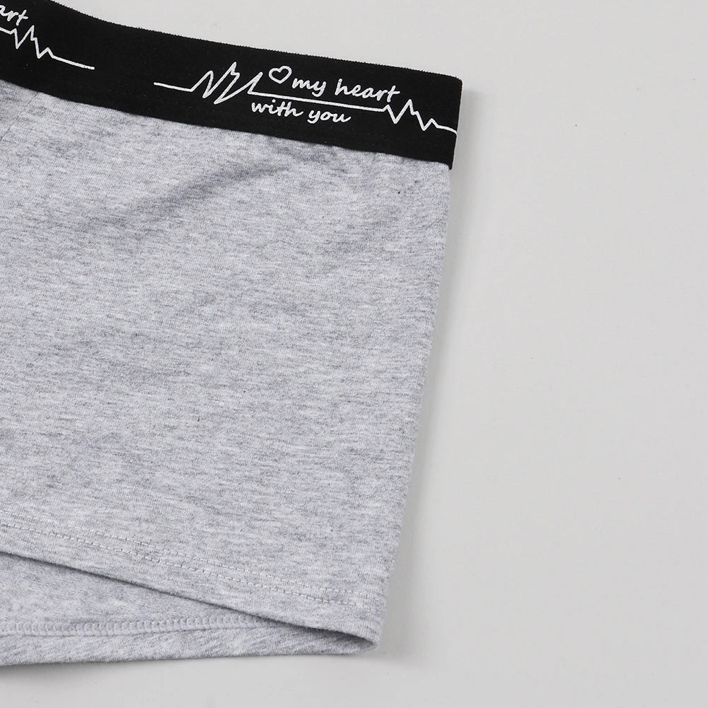 Ladies Solid color boxers Briefs Comfortable Female Underwear Sporty Style Casual Sexy Panties for Women S-XL