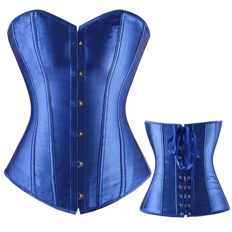 Sexy Slimming Corsets Waist Trainer Body Shaper Bustier Fajas Gothic Corset Lace Up Boned Corselete Shapewear Women Clothes