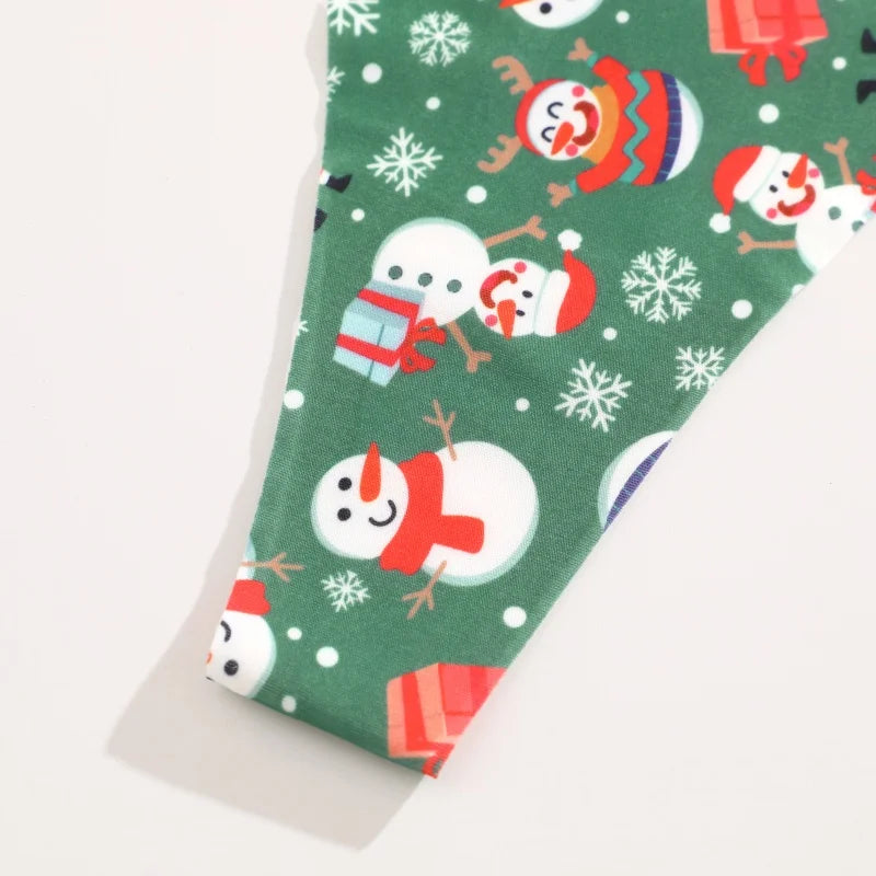 New 4Pcs Christmas Print Underwear Breathable Shiny Belt Thong Women Skin-friendly Fashionable Casual Christmas Gifts