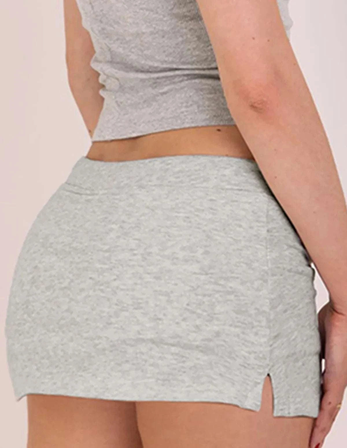 Womens Micro Mini Gym Skirts 2025 Summer Low Waisted Side Slit Yoga Skirt Sexy Drawstring Athletic Skirt