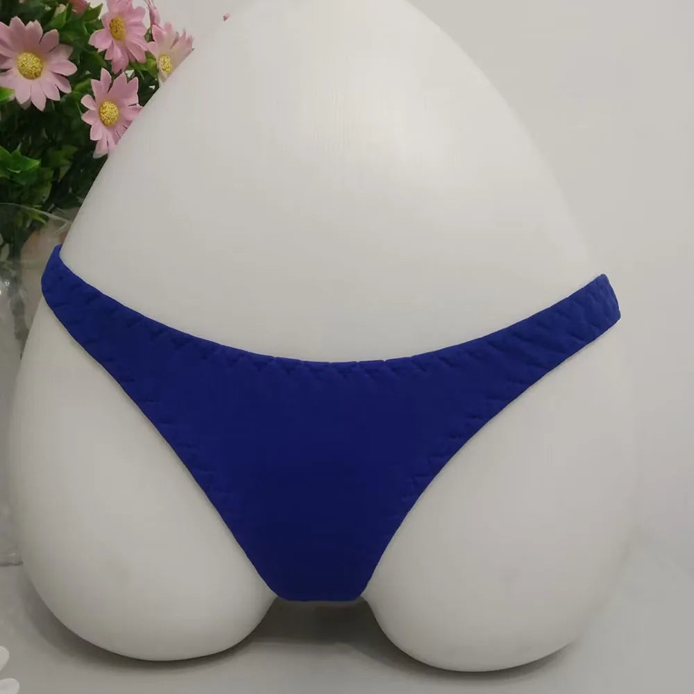 Women‘s Panties Solid G-strings Thongs Sexy Low Waist Temptation Lingeries Underwear For Ladies Brief Female Bikini Underpant