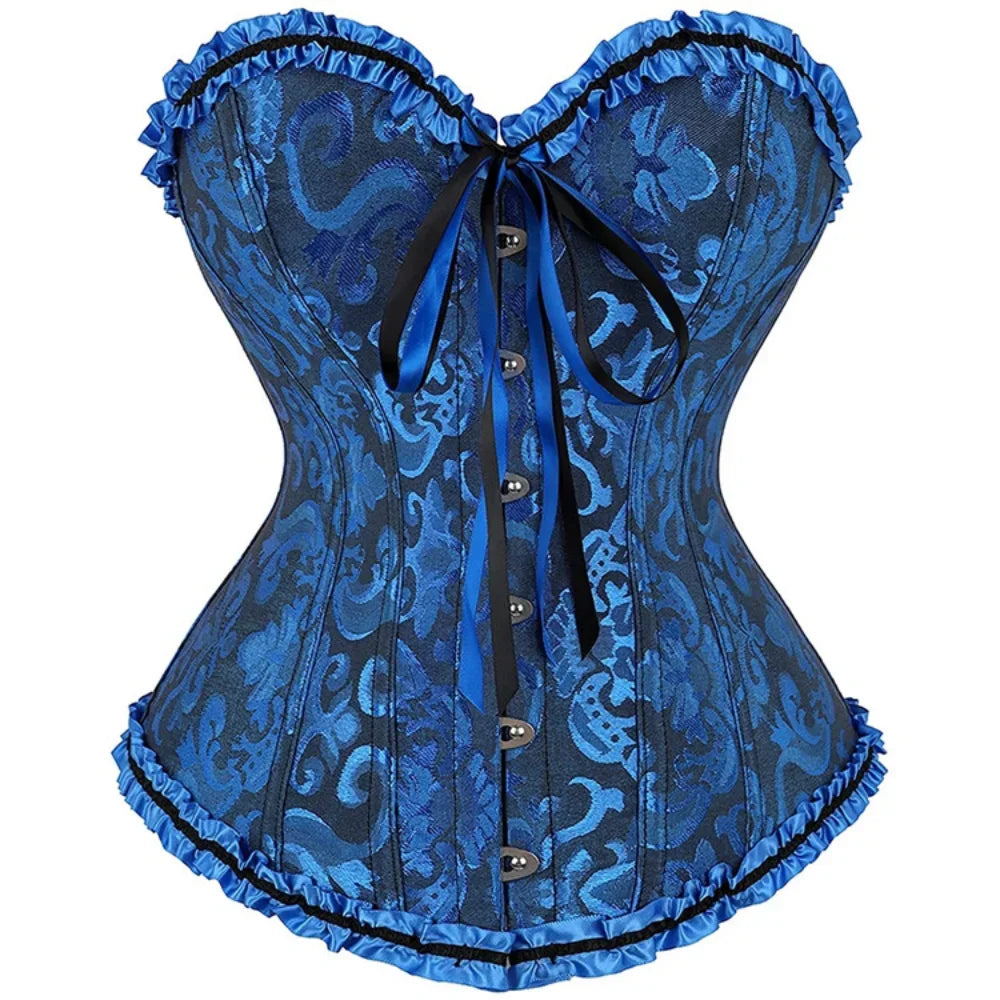 Sexy Slimming Corsets Waist Trainer Body Shaper Bustier Fajas Gothic Corset Lace Up Boned Corselete Shapewear Women Clothes