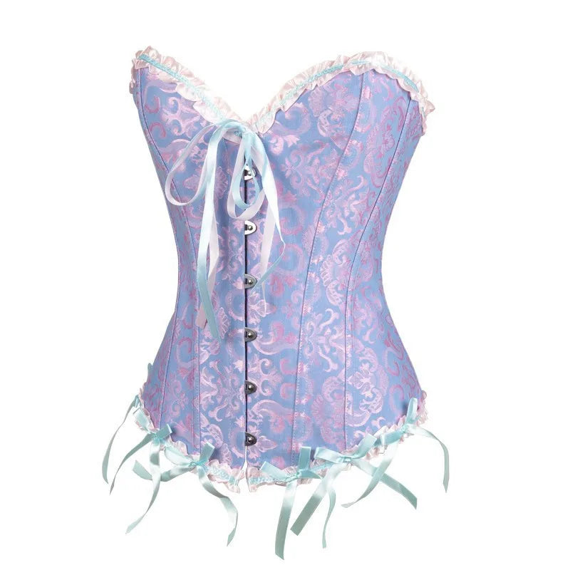 Sexy Slimming Corsets Waist Trainer Body Shaper Bustier Fajas Gothic Corset Lace Up Boned Corselete Shapewear Women Clothes