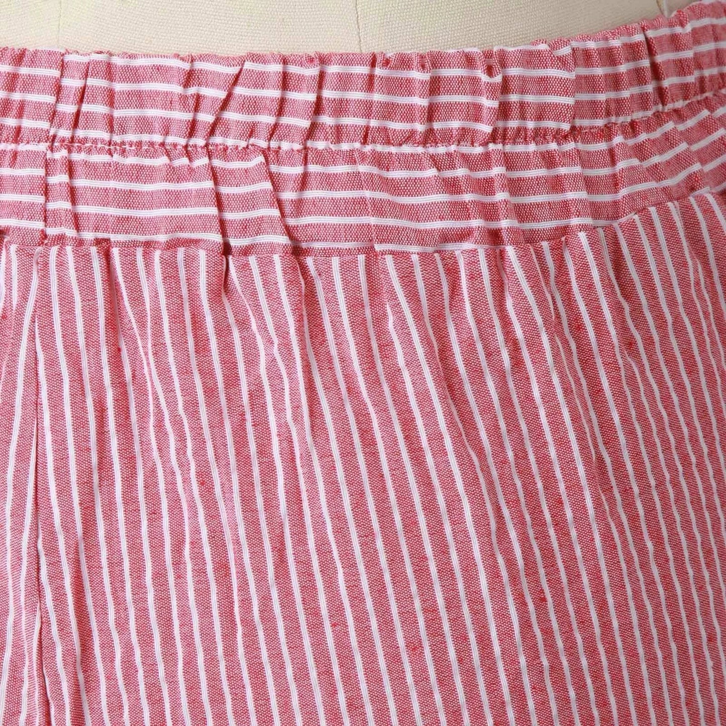 Long Linen Pants Women Women Summer Fashion Striped Print Button Casual Versatile Loose High Waist Yoga Dress Pants For Women