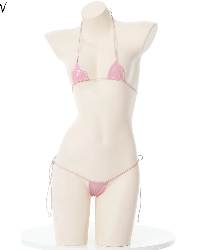 AniLV Kawaii Temptation Mini Bikini Set – Summer Beach Lingerie-Inspired Swimwear