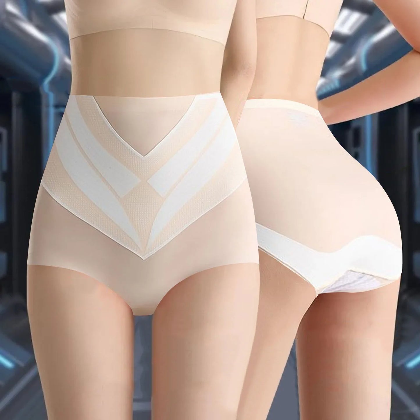 High Waist Panties Women Large Size Soft Cotton Butt Lifter Sexy Underwear Women High Elastic Bottoms Underpants For Women