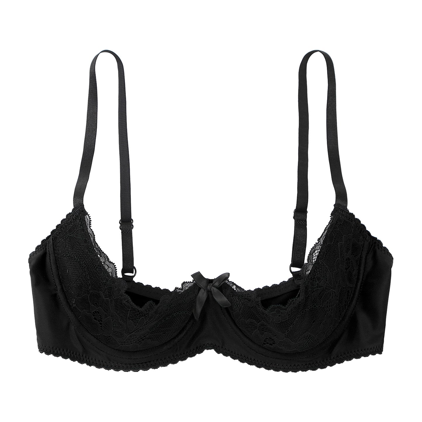 Womens Sexy Half Cup Bra